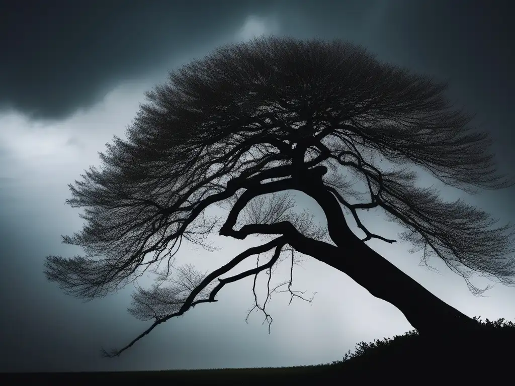 Árbol resiliente en tormenta: Importancia de la neurociencia en la resiliencia