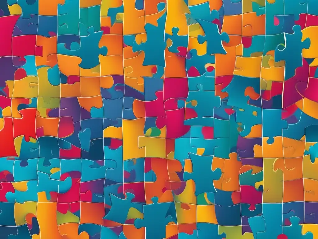 Puzzle de colores simbolizando la Gestión del Cambio exitosa organización