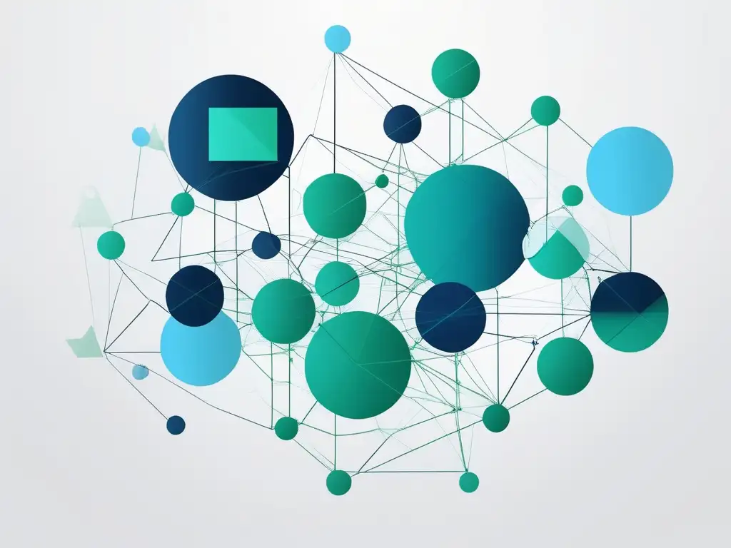 Comunicación no verbal en videoconferencias Importancia de la comunicación no verbal en videoconferencias: línea y formas en azul y verde representan su complejidad