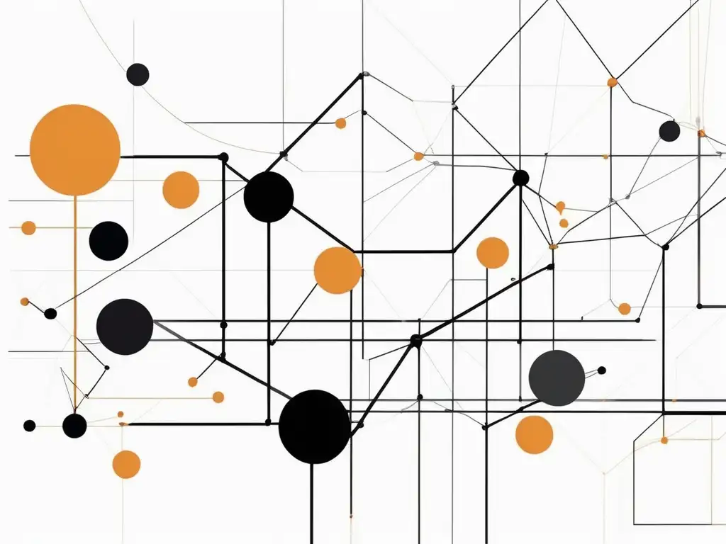 Barreras de comunicación en educación a distancia: imagen abstracta que representa desafíos y complejidad en la comunicación remota