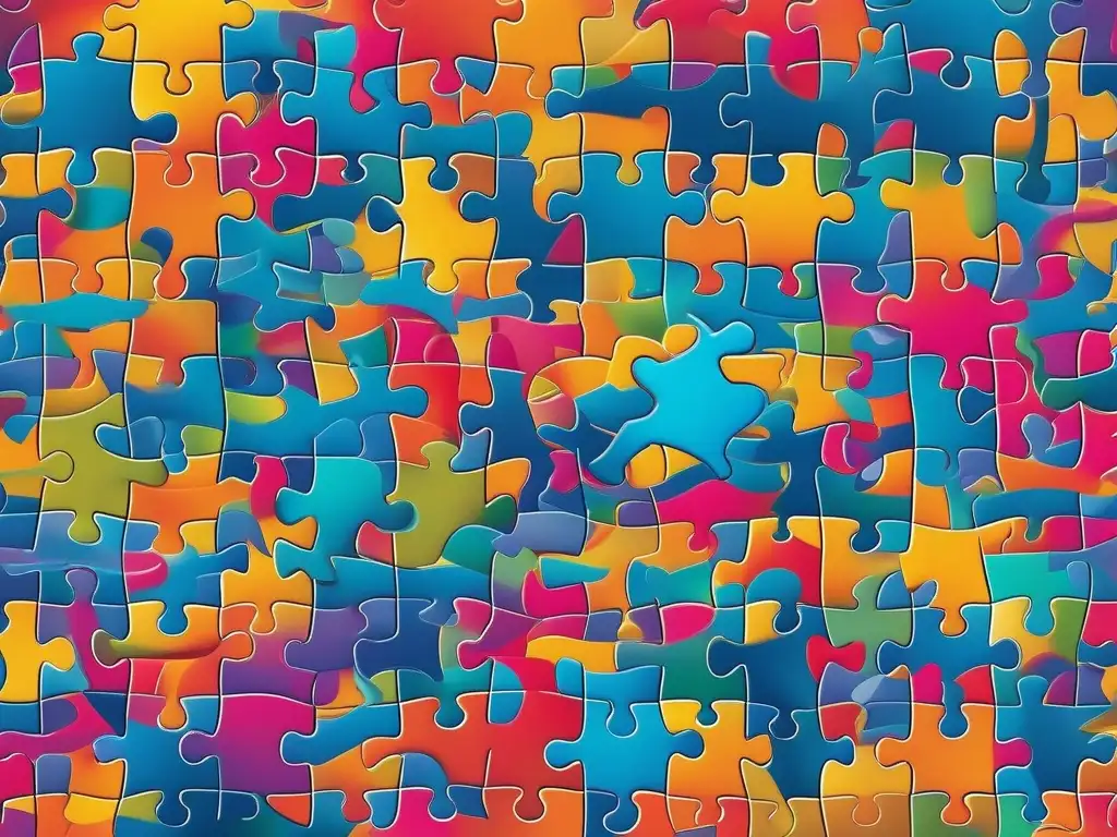 Importancia habilidades blandas bienestar emocional: puzzle pieces conectados representando emociones y conexiones