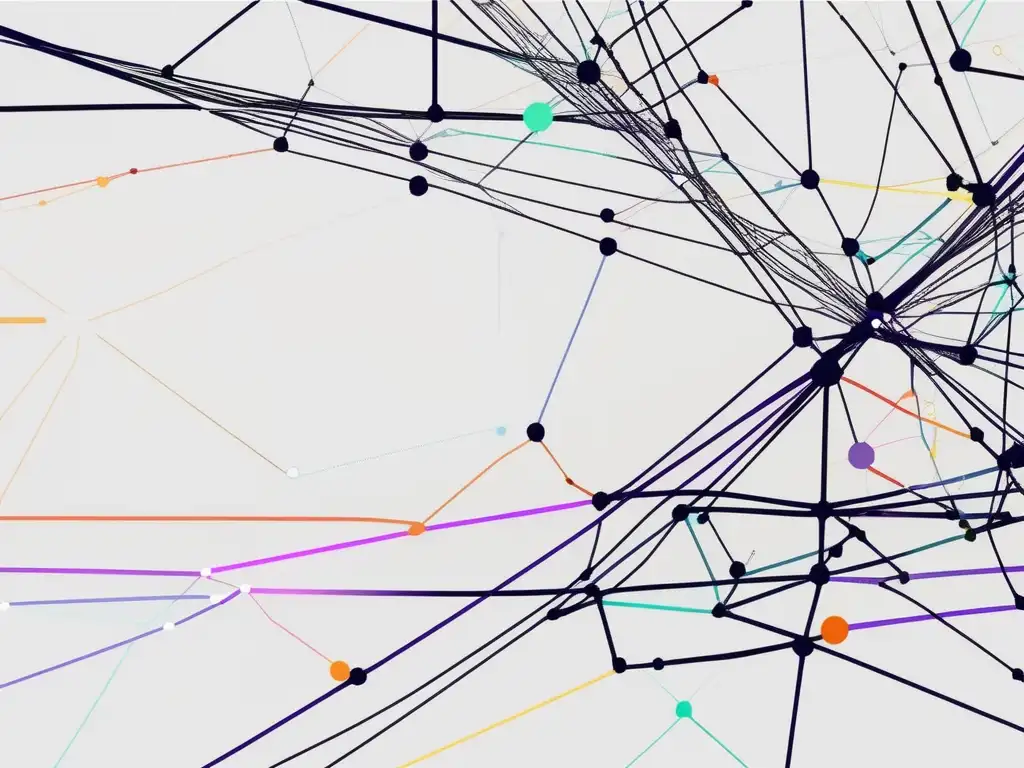 Red de conexiones digitales que representa la empatía en la era digital Importancia de la empatía digital en la representación abstracta de conexiones digitales y relaciones humanas