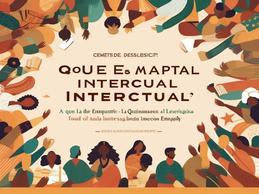 Importancia de la empatía intercultural: imagen abstracta que simboliza la diversidad cultural y la empatía entre diferentes culturas