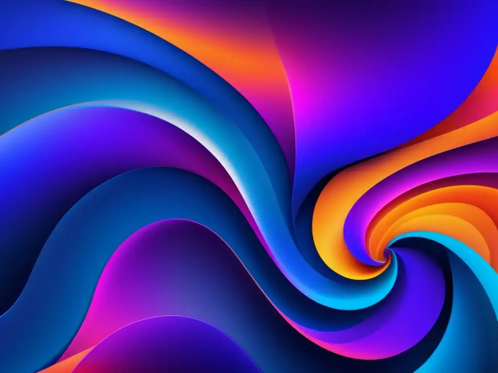 Importancia habilidades blandas educación: Imagen abstracta 8k con colores vibrantes que evocan crecimiento y transformación