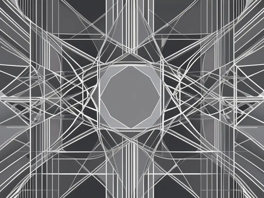 Importancia ética en el siglo XXI: Líneas grises entrelazadas simbolizan la complejidad de la toma de decisiones éticas en un mundo conectado