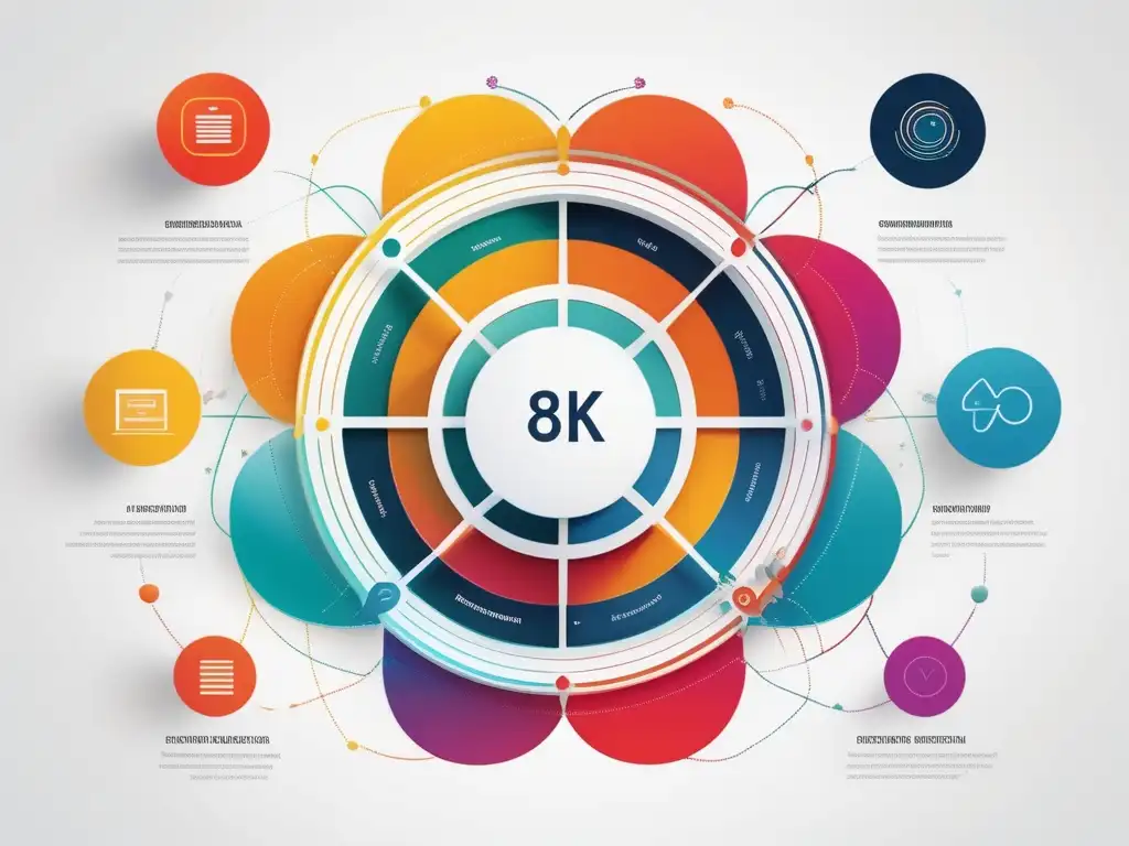 Importancia habilidades blandas diplomacia efectiva: Comunicación, inteligencia emocional y empatía en una imagen 8k minimalista y abstracta