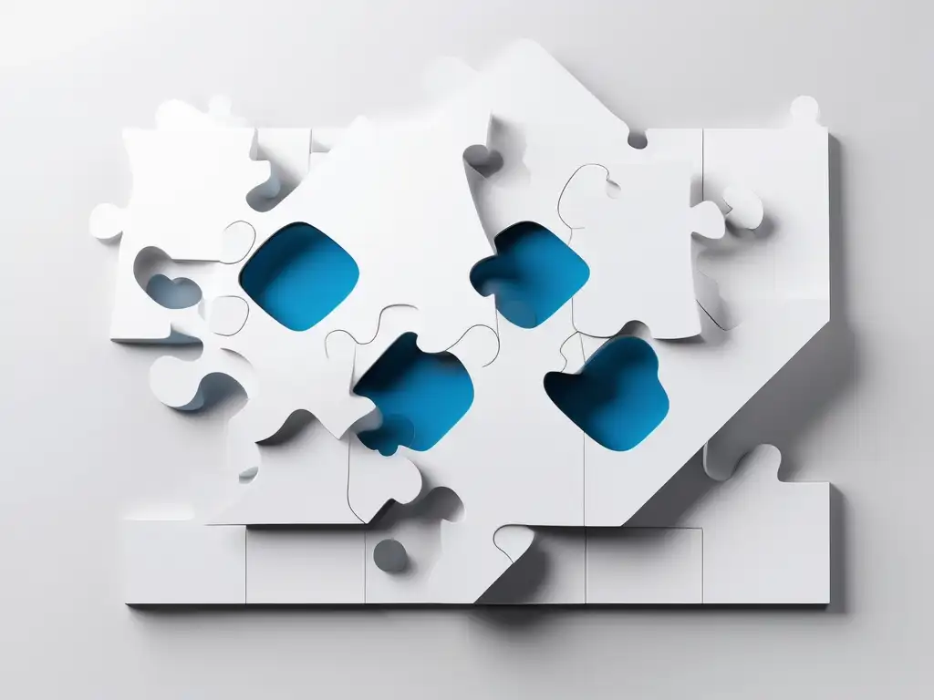 Importancia habilidades blandas en dilemas éticos: geometría minimalista, colores vibrantes, composición abstracta