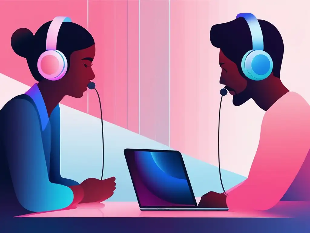 Videoconferencia minimalista y abstracta Importancia comunicación no verbal en videoconferencias