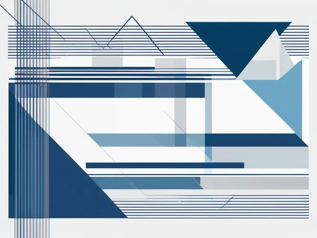 Formas geométricas abstractas Importancia de integridad y confianza en decisiones éticas: diseño minimalista y abstracto que refleja balance, claridad y simplicidad