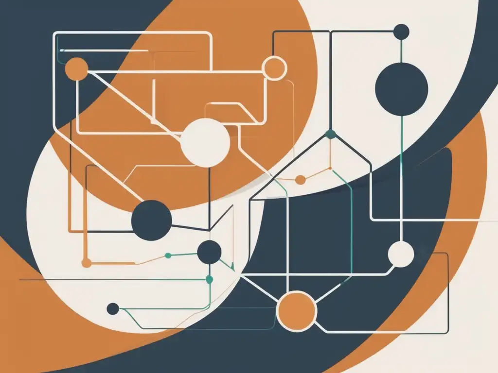 Diferencia habilidades blandas técnicas, redes interconectadas que representan soft y technical skills en el mundo profesional