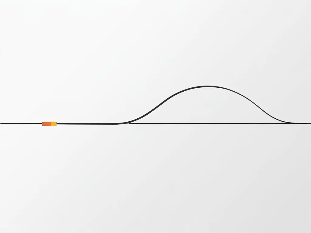 Ilustración abstracta que representa la importancia del optimismo en el rendimiento académico