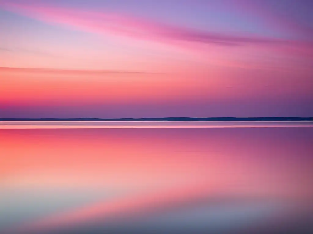 Paisaje sereno al atardecer - Habilidades de manejo del estrés