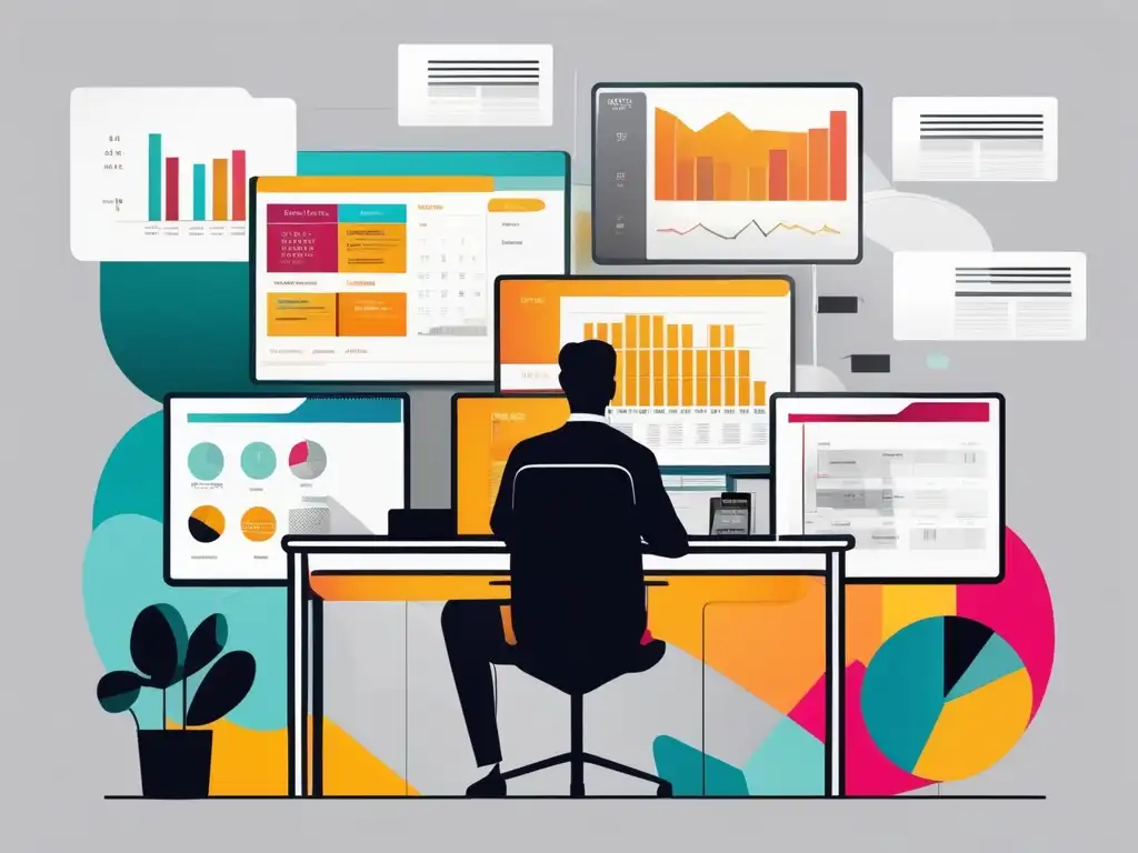 Imagen: Productividad en teletrabajo en entorno virtual