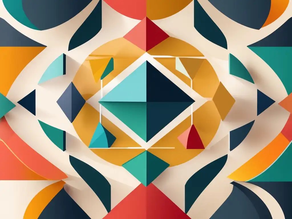 Comunicación virtual intercultural: líneas y formas vibrantes que simbolizan la conexión entre culturas en comunicación virtual