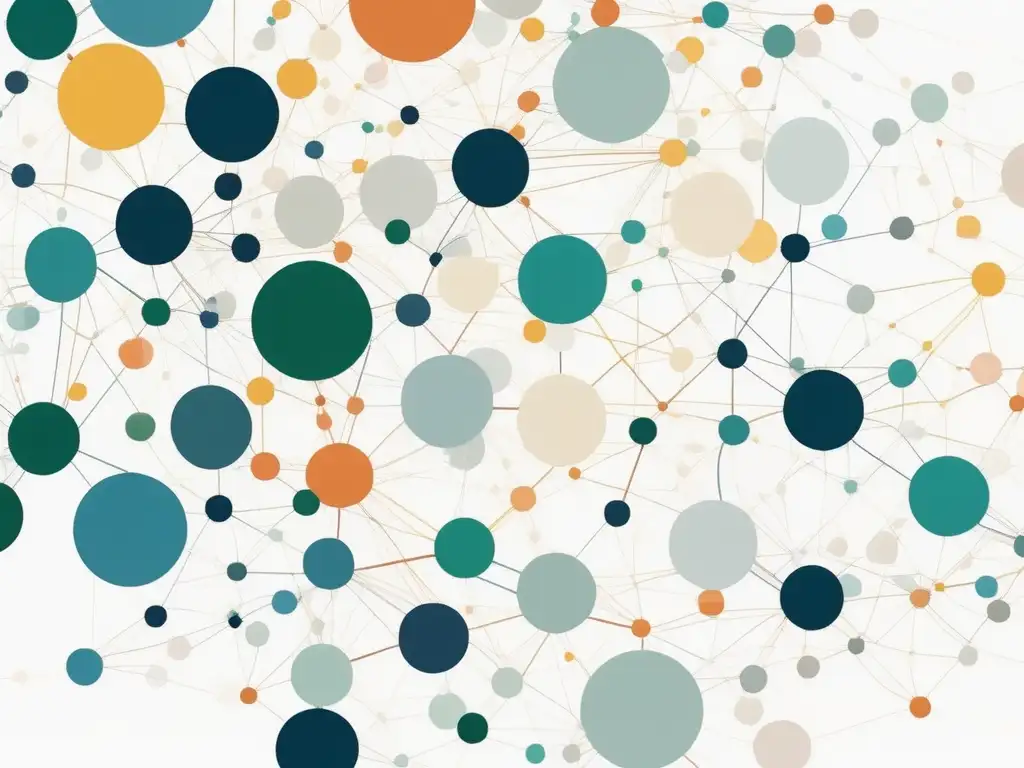 Conexiones empáticas para decisiones éticas Importancia de la empatía en decisiones éticas: red interconectada de personas diversas promoviendo bienestar común y relaciones sólidas