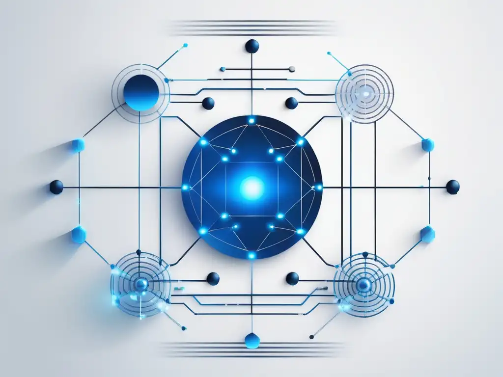 Ética digital en habilidades blandas: Importancia de la conectividad y tecnología con composición minimalista