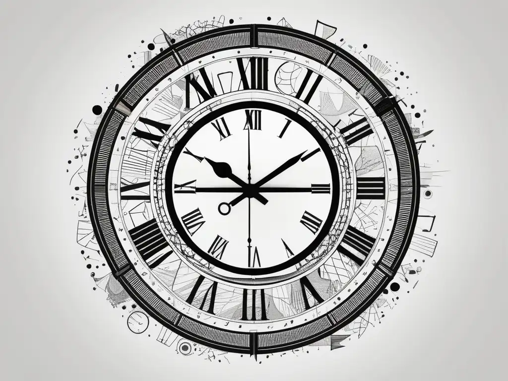 Reloj circular fragmentado, simbolizando los efectos negativos de la procrastinación en la vida - Cómo superar la procrastinación eficazmente