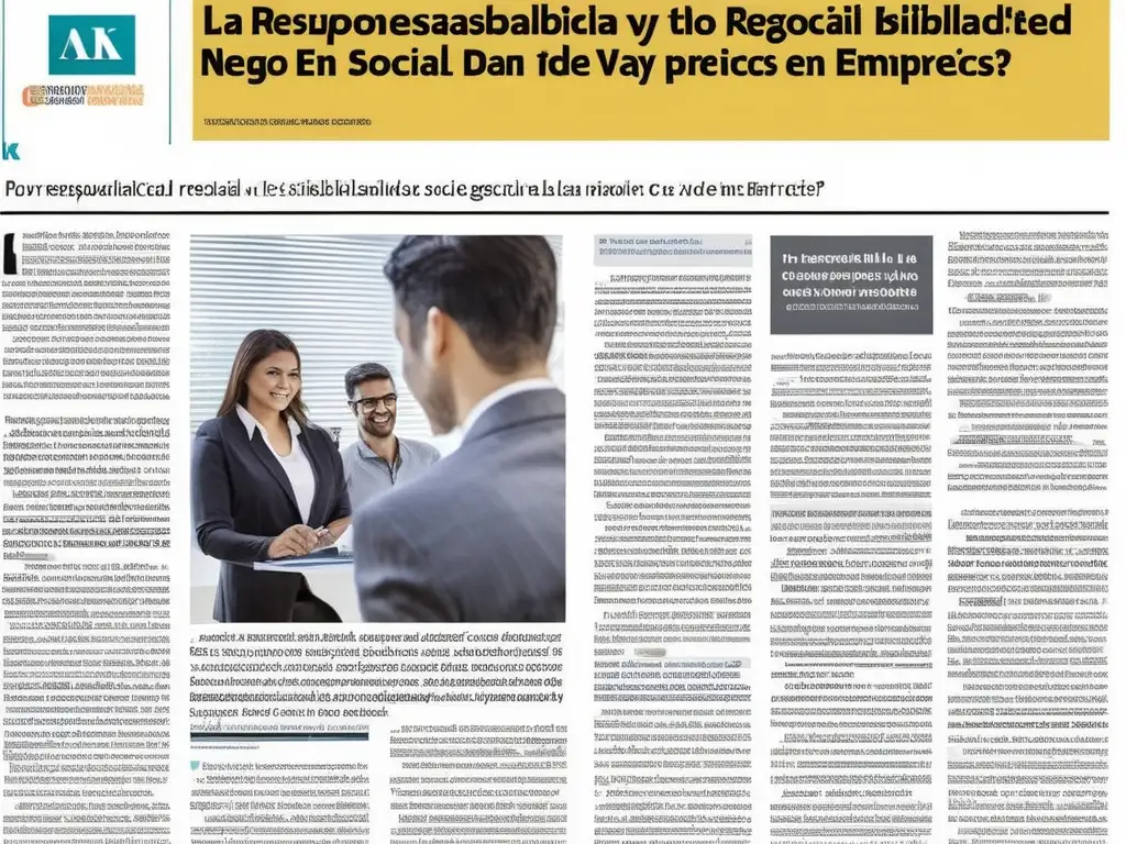 Importancia de la responsabilidad social y ética en negocios