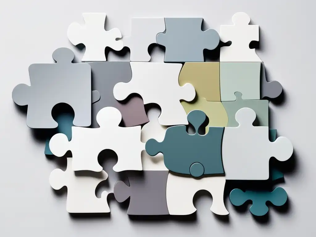 Importancia habilidades blandas teletrabajo: puzzle pieces representando habilidades blandas, comunicación efectiva y empatía