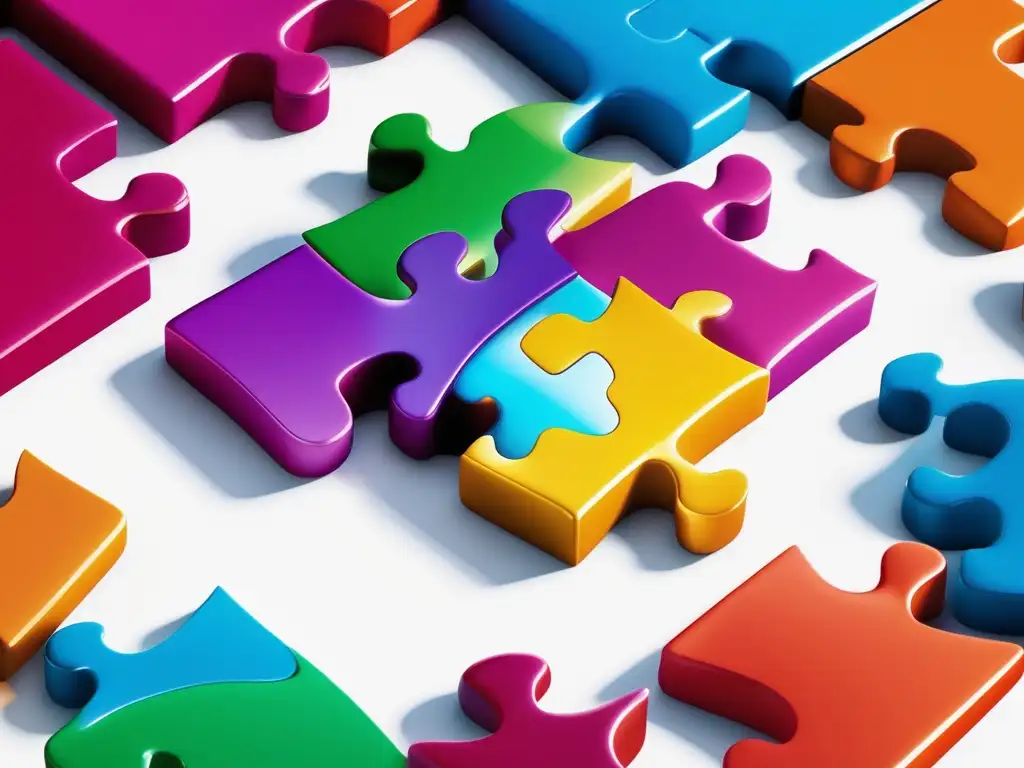 Importancia de habilidades blandas en niños: puzzle colorido simbolizando diversas habilidades