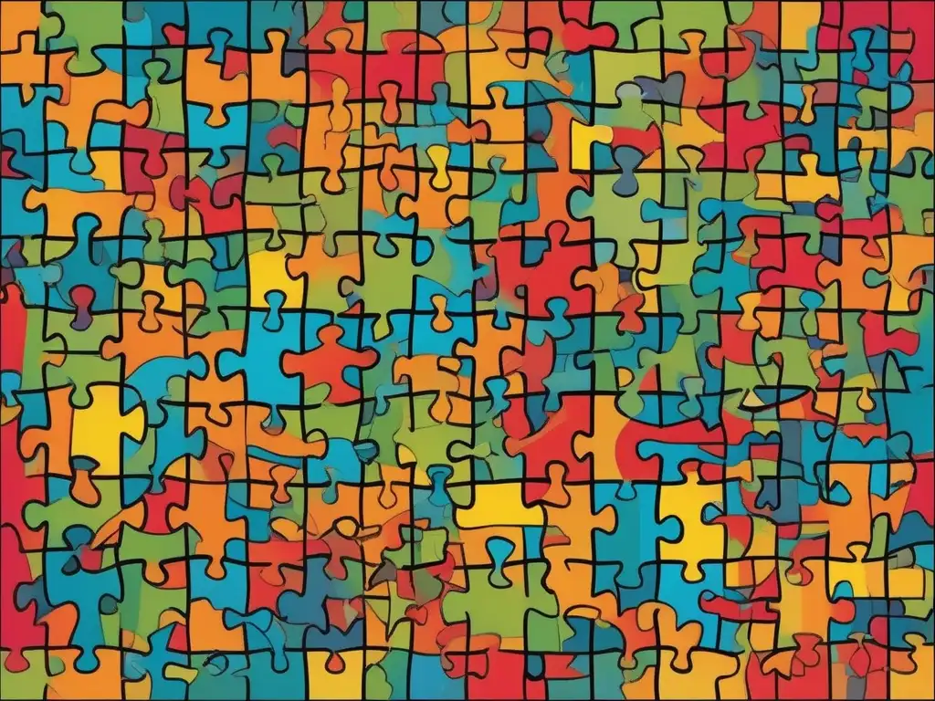 Puzzle emociones y símbolos culturales, diversidad e inclusión