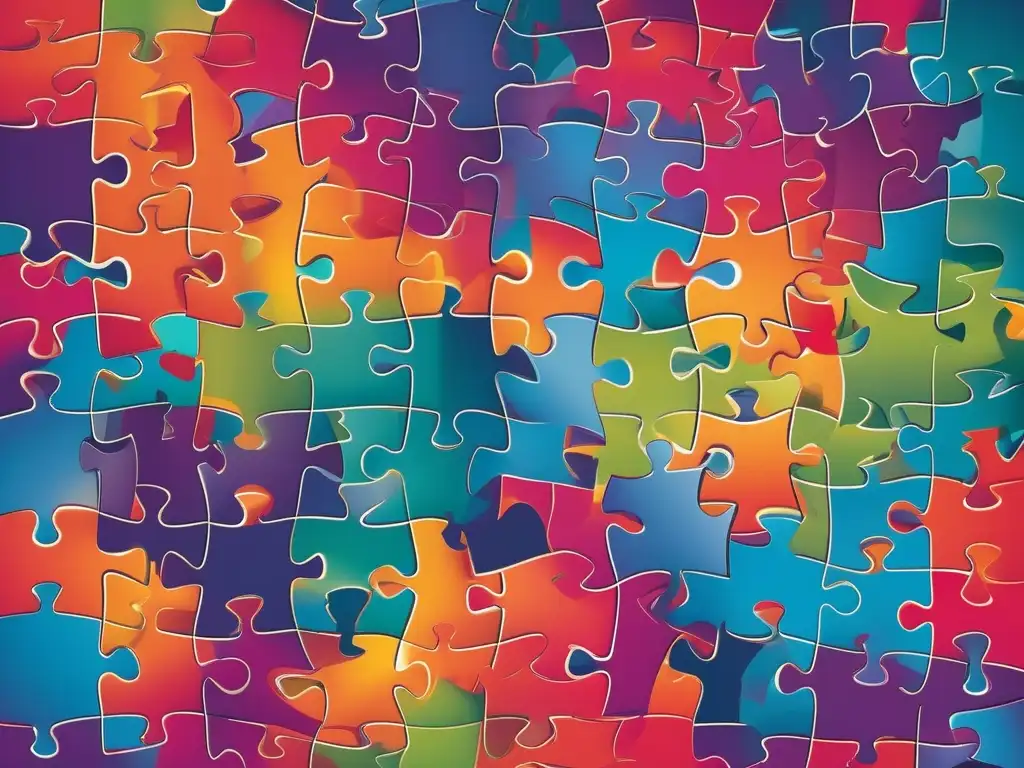 Imagen: Puzzle de colores simbolizando la resolución de conflictos y oportunidades de crecimiento