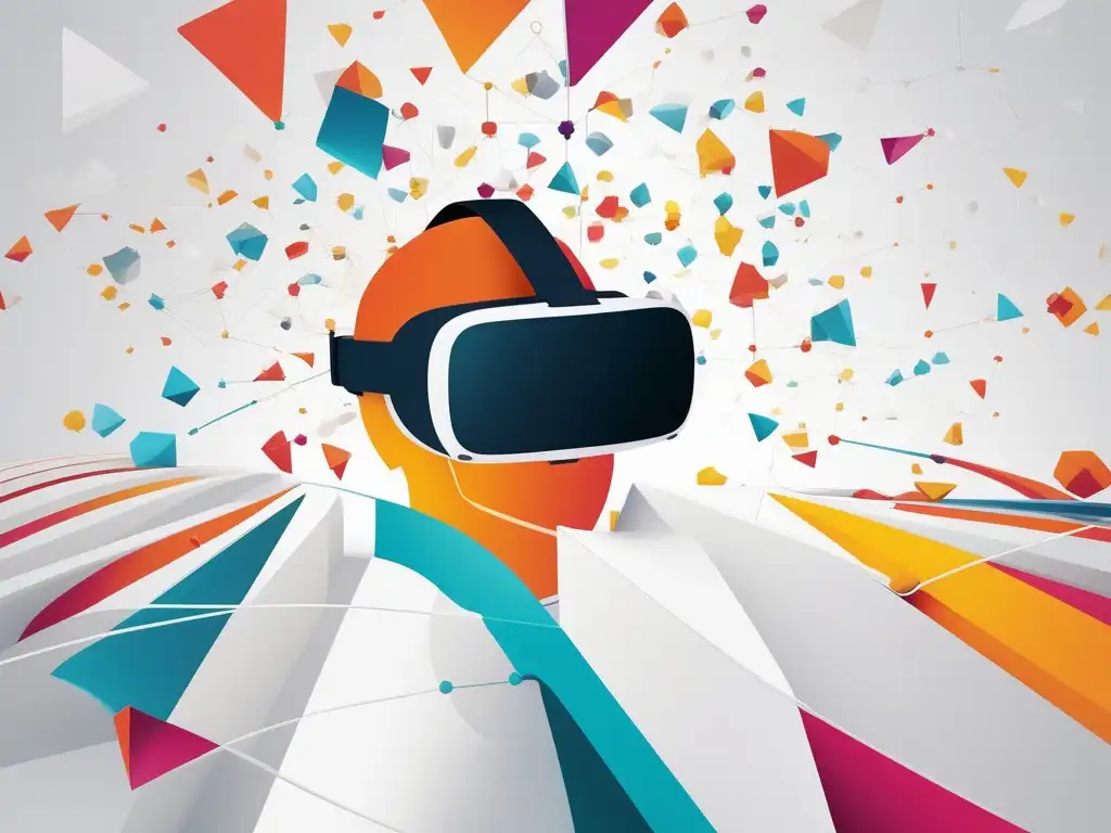 Impacto VR en habilidades de liderazgo: realidad virtual desata habilidades de liderazgo a través de formas abstractas interconectadas